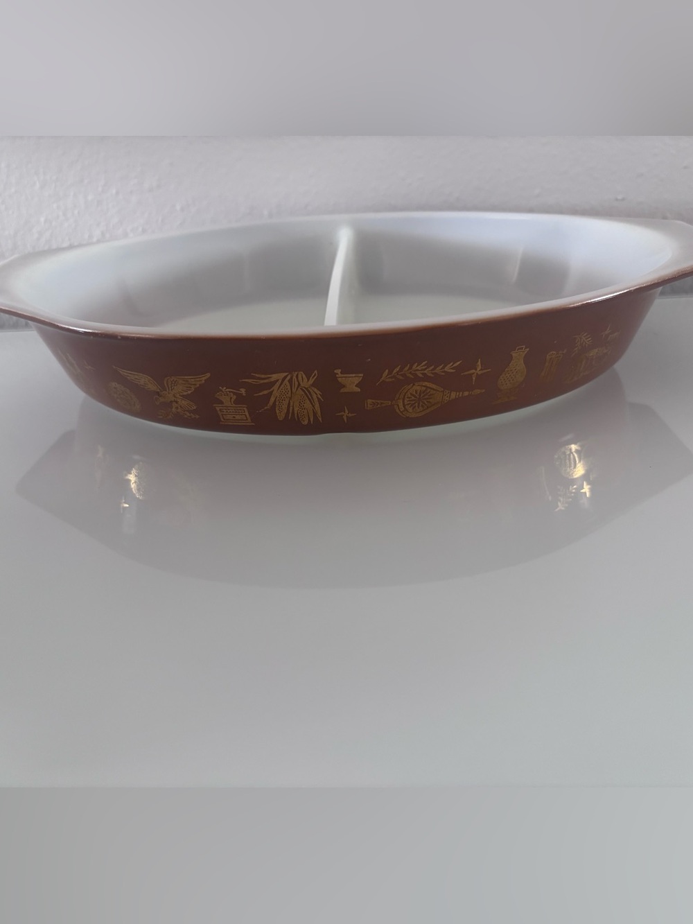 Vintage Pyrex EARLY AMERICAN Dish 1-1/2 qt